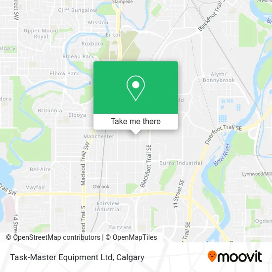 Task-Master Equipment Ltd map