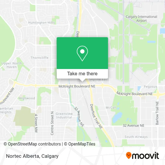 Nortec Alberta map