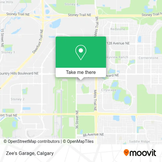 Zee's Garage map
