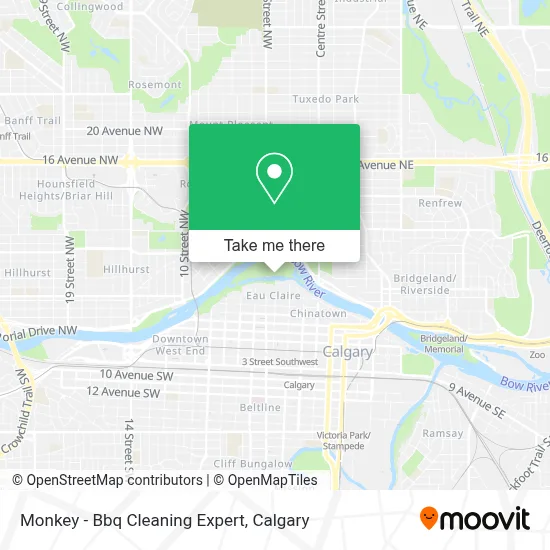 Monkey - Bbq Cleaning Expert map