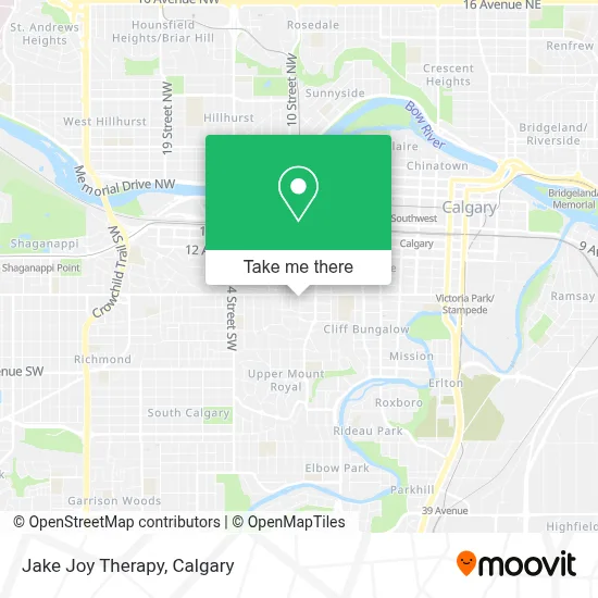Jake Joy Therapy map