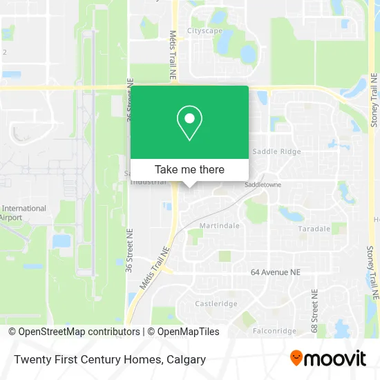 Twenty First Century Homes map