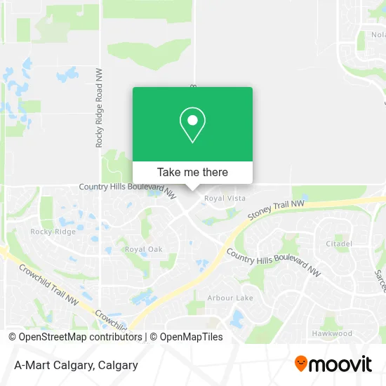 A-Mart Calgary map