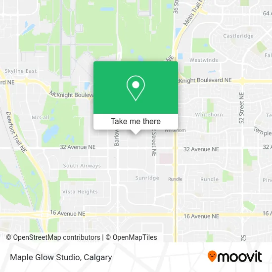 Maple Glow Studio map