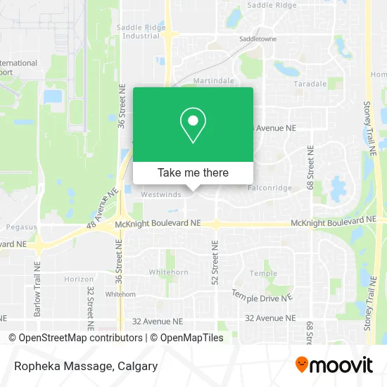 Ropheka Massage map