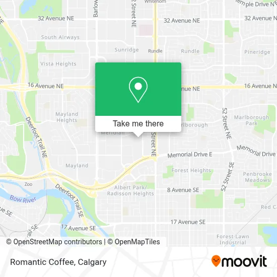 Romantic Coffee map
