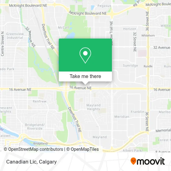 Canadian Lic map