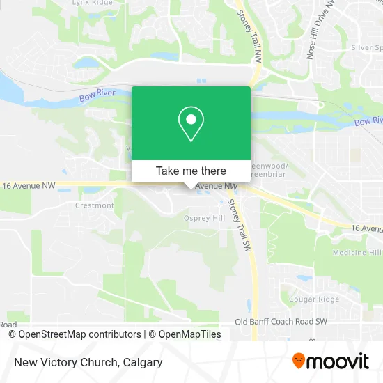 New Victory Church map