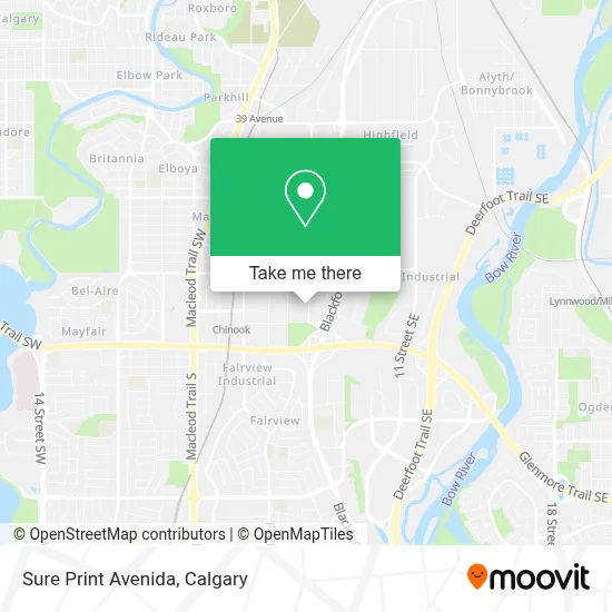 Sure Print Avenida map