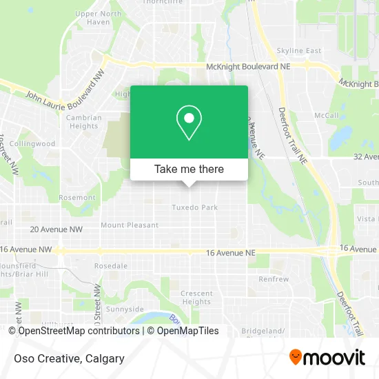 Oso Creative map