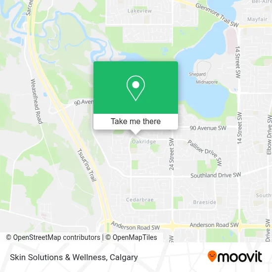 Skin Solutions & Wellness map