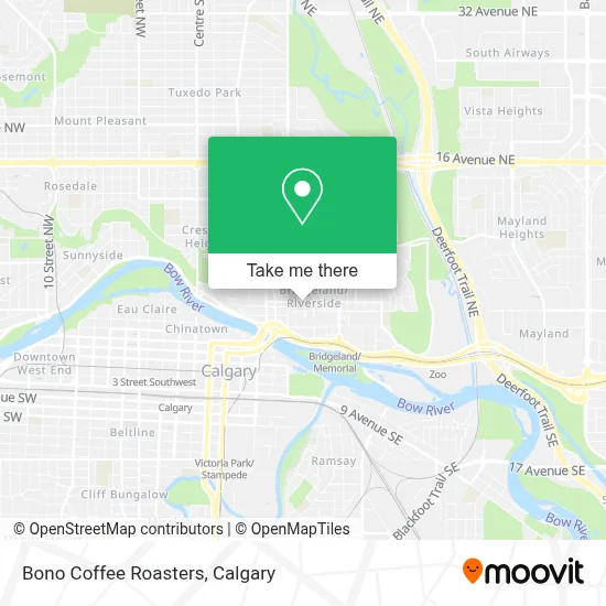 Bono Coffee Roasters map