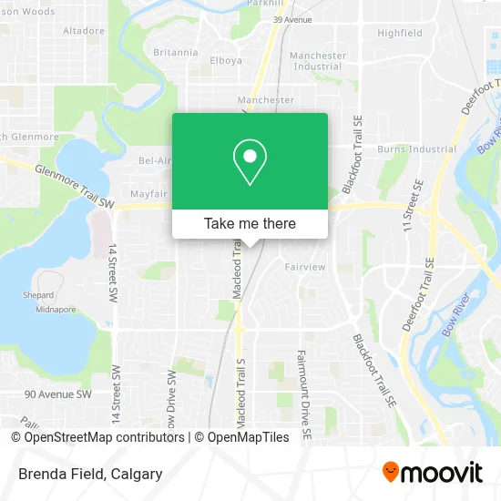 Brenda Field map