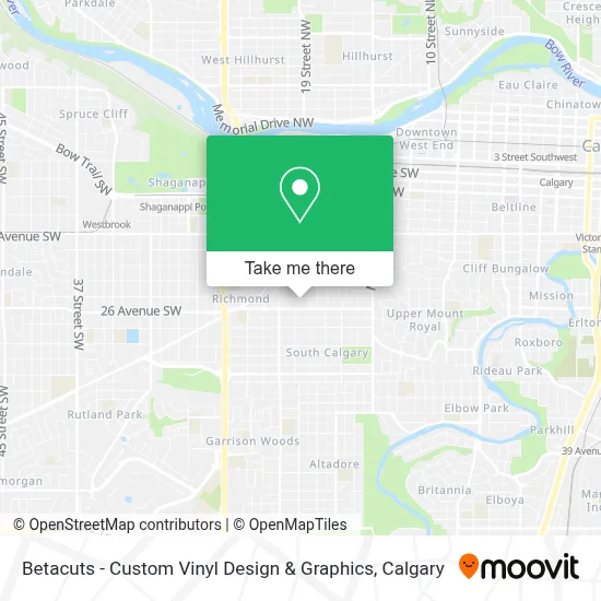 Betacuts - Custom Vinyl Design & Graphics map