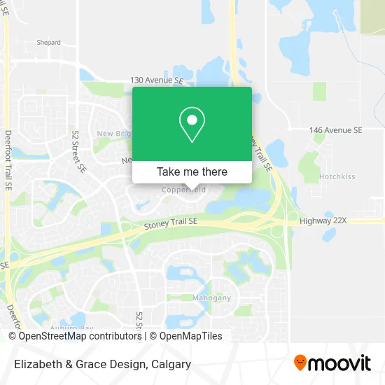 Elizabeth & Grace Design map