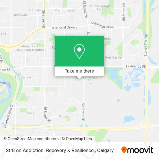 Str8 on Addiction. Recovery & Resilience. map