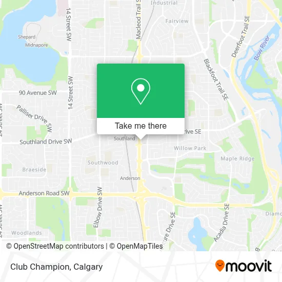 Club Champion map