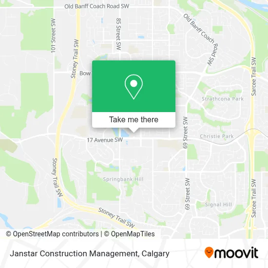 Janstar Construction Management map
