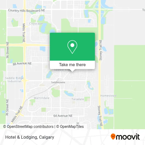 Hotel & Lodging map