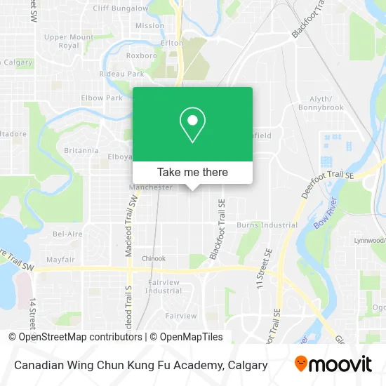 Canadian Wing Chun Kung Fu Academy map