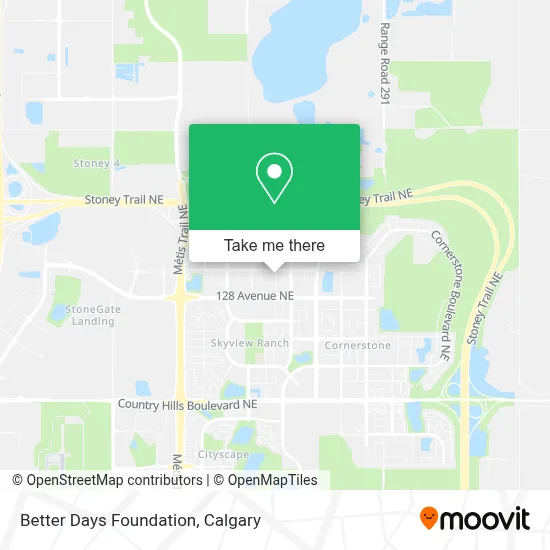 Better Days Foundation map