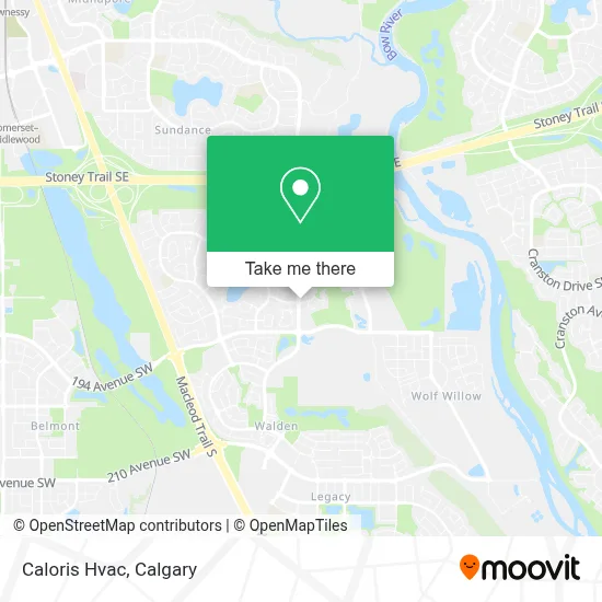 Caloris Hvac map