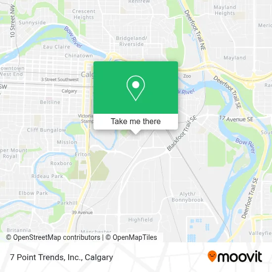 7 Point Trends, Inc. map