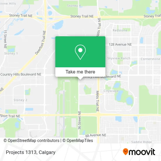 Projects 1313 map