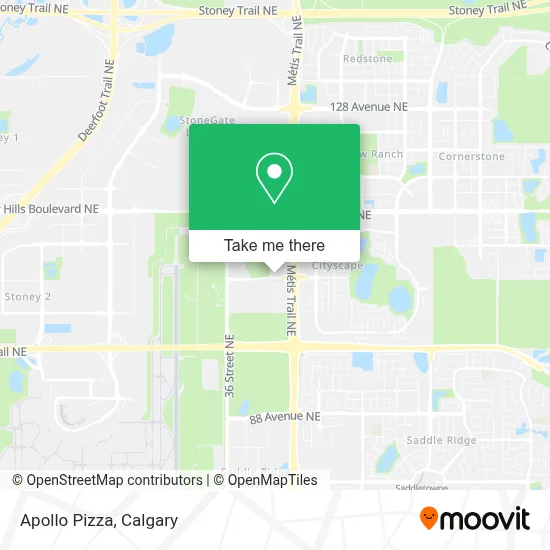 Apollo Pizza map