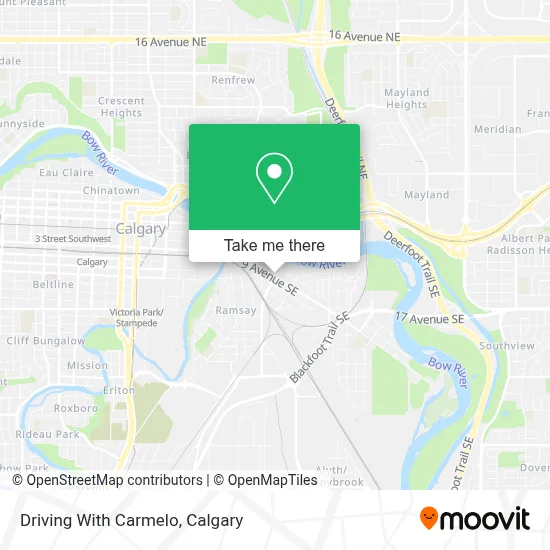 Driving With Carmelo map