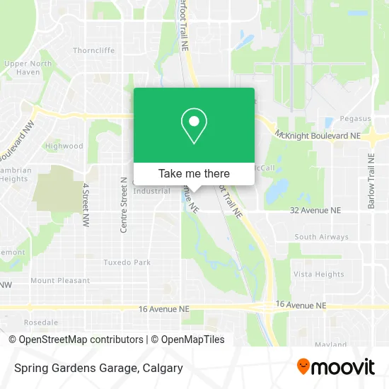 Spring Gardens Garage map