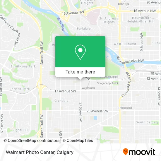 Walmart Photo Center map