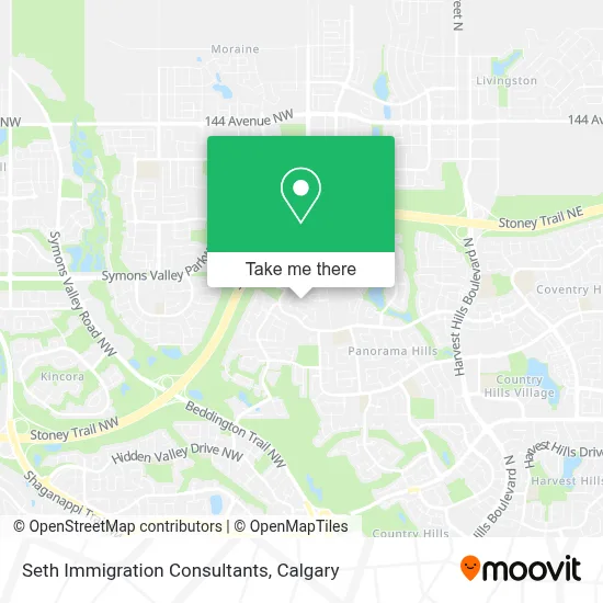Seth Immigration Consultants map