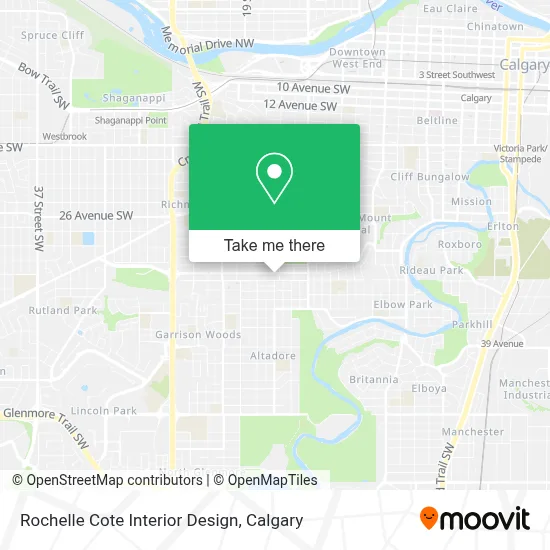 Rochelle Cote Interior Design map