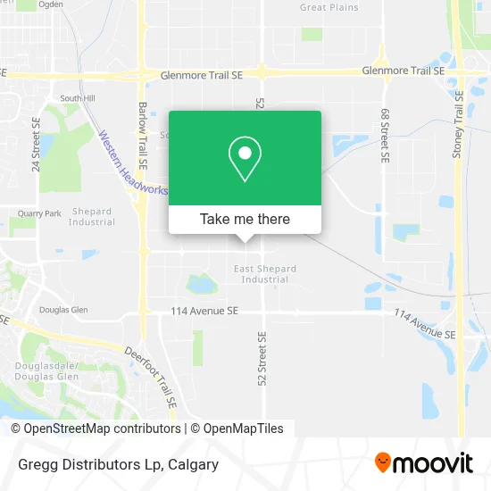 Gregg Distributors Lp map