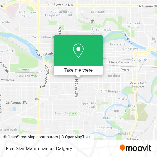 Five Star Maintenance map