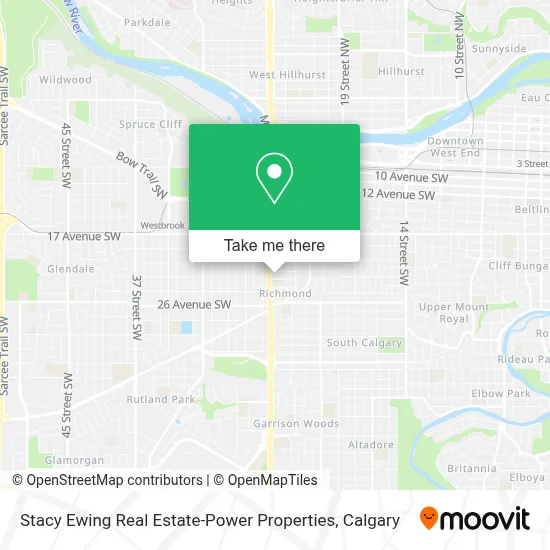 Stacy Ewing Real Estate-Power Properties map