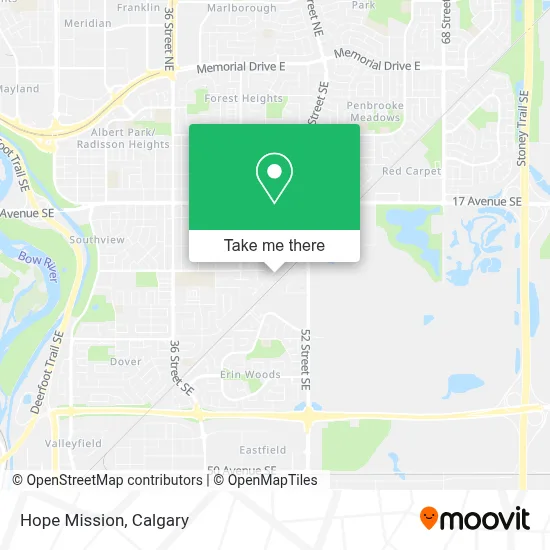 Hope Mission map