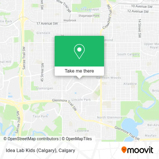 Idea Lab Kids (Calgary) map