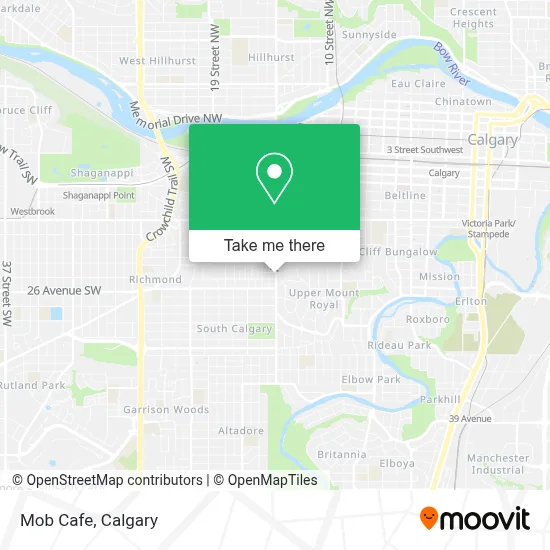Mob Cafe map