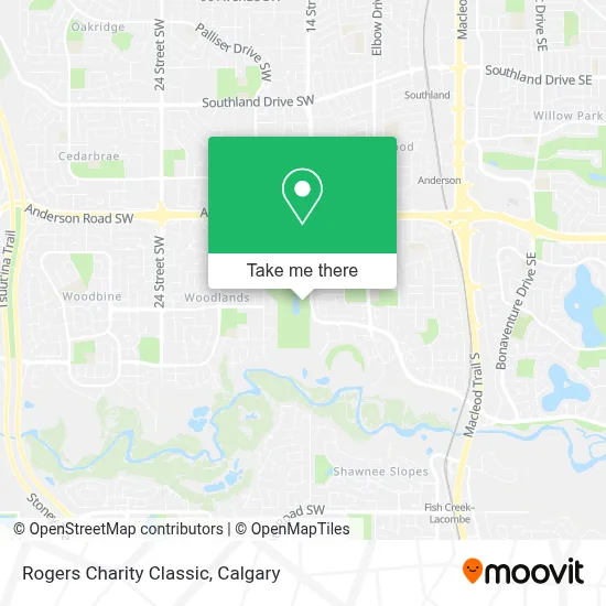 Rogers Charity Classic map