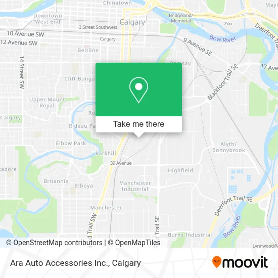 Ara Auto Accessories Inc. map
