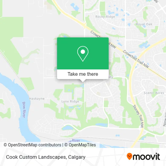 Cook Custom Landscapes map