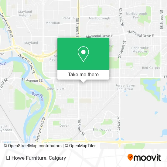 Ll Howe Furniture map