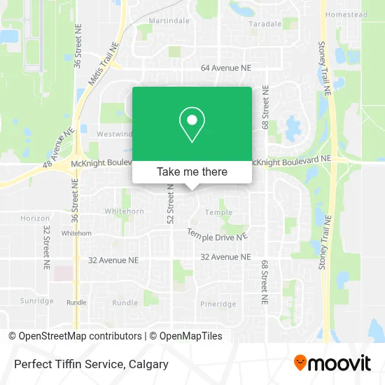 Perfect Tiffin Service map
