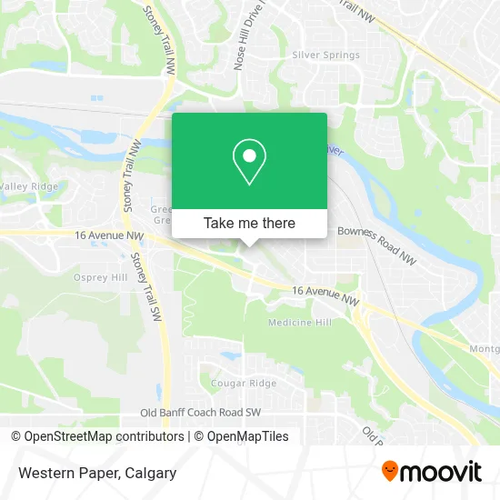 Western Paper map