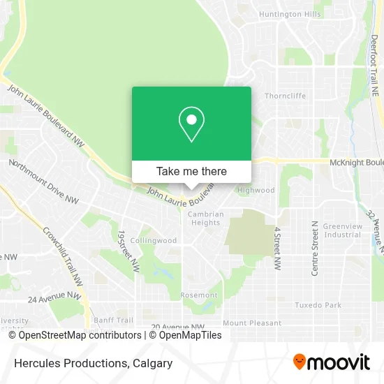 Hercules Productions map