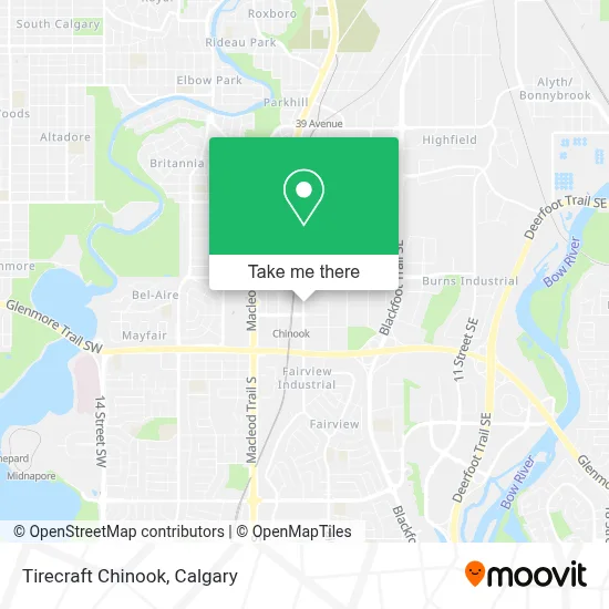 Tirecraft Chinook map