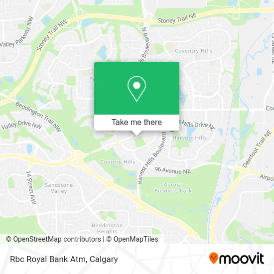 Rbc Royal Bank Atm map