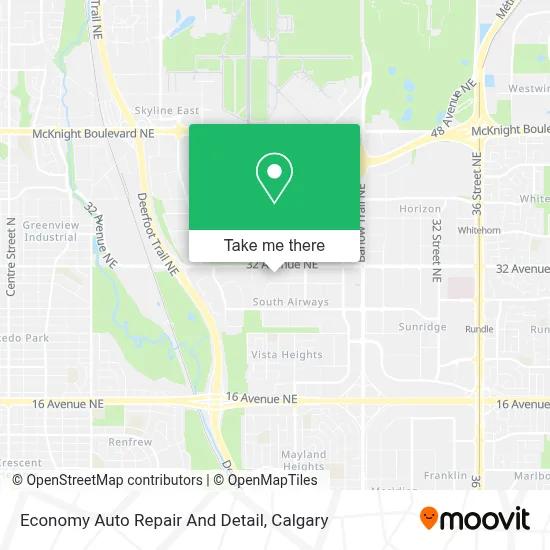 Economy Auto Repair And Detail map